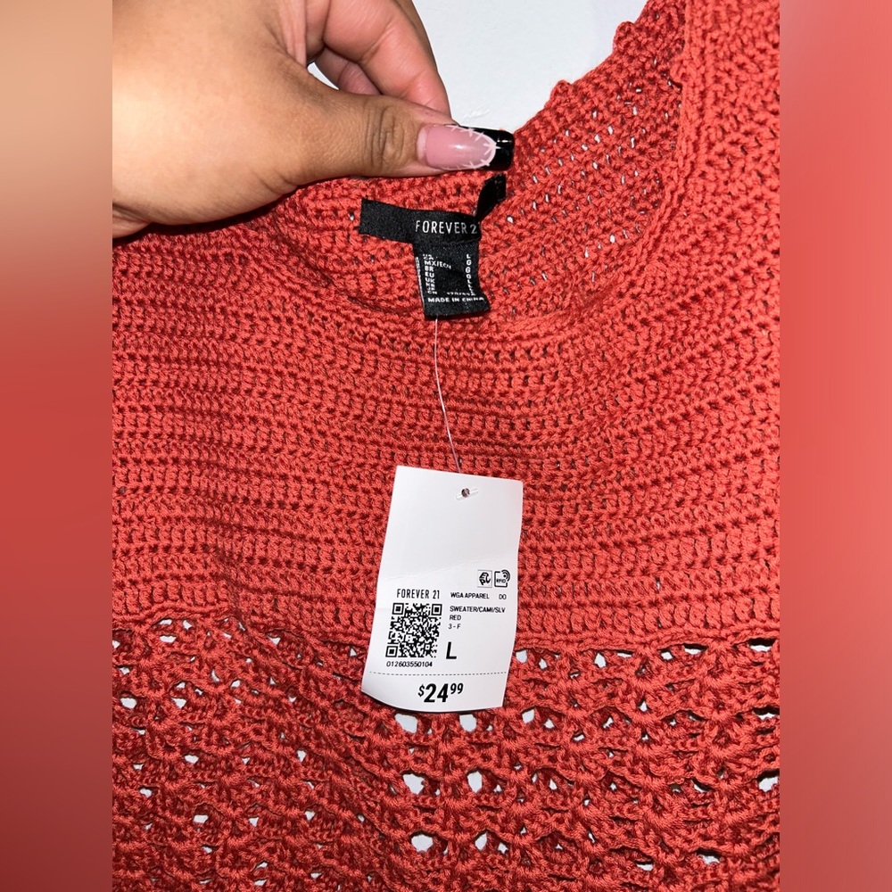 Crochet shirt CORAL